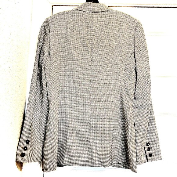New ESCADA Belkisa Houndstooth Blazer Virgin Wool 6 MSRP $1850 - Picture 4 of 11